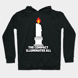 The Compact Illuminates - White Hoodie